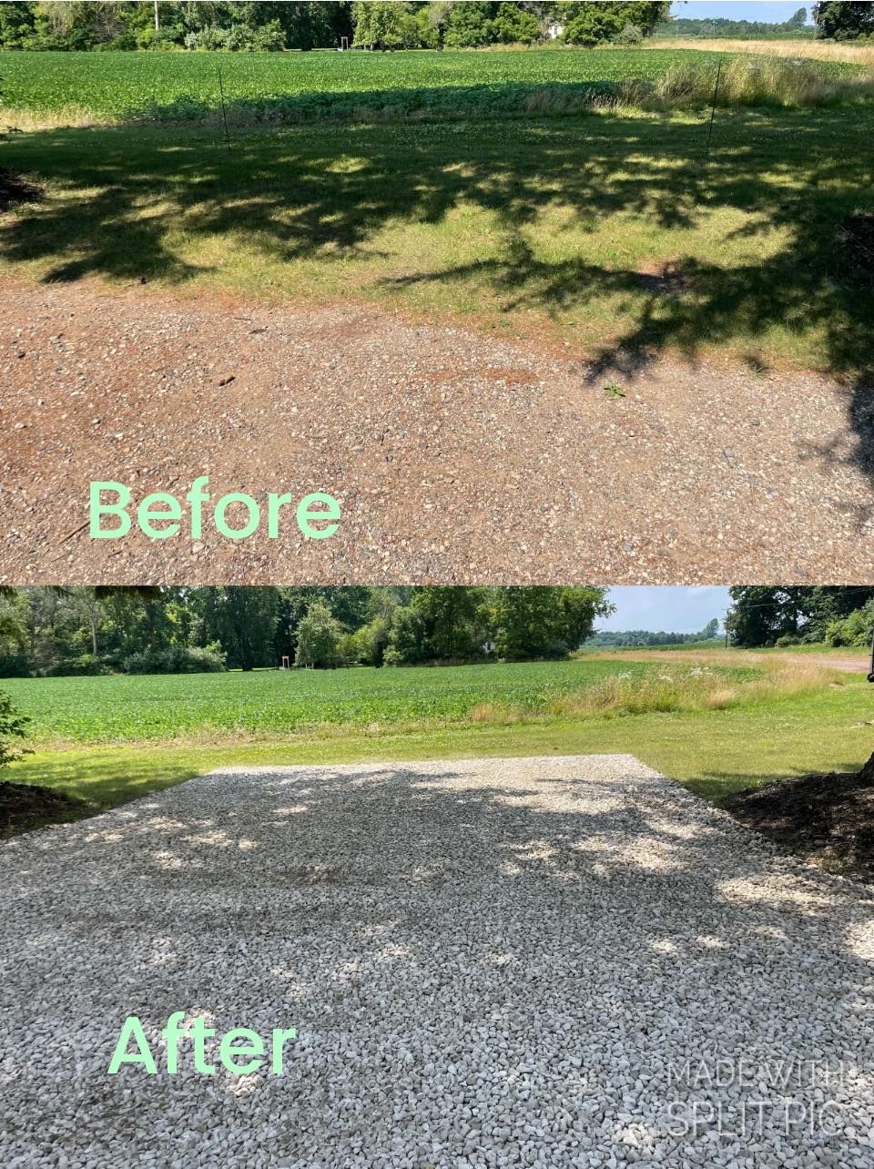 Gravel driveway project by Family Grade & Gravel — Mason, MI