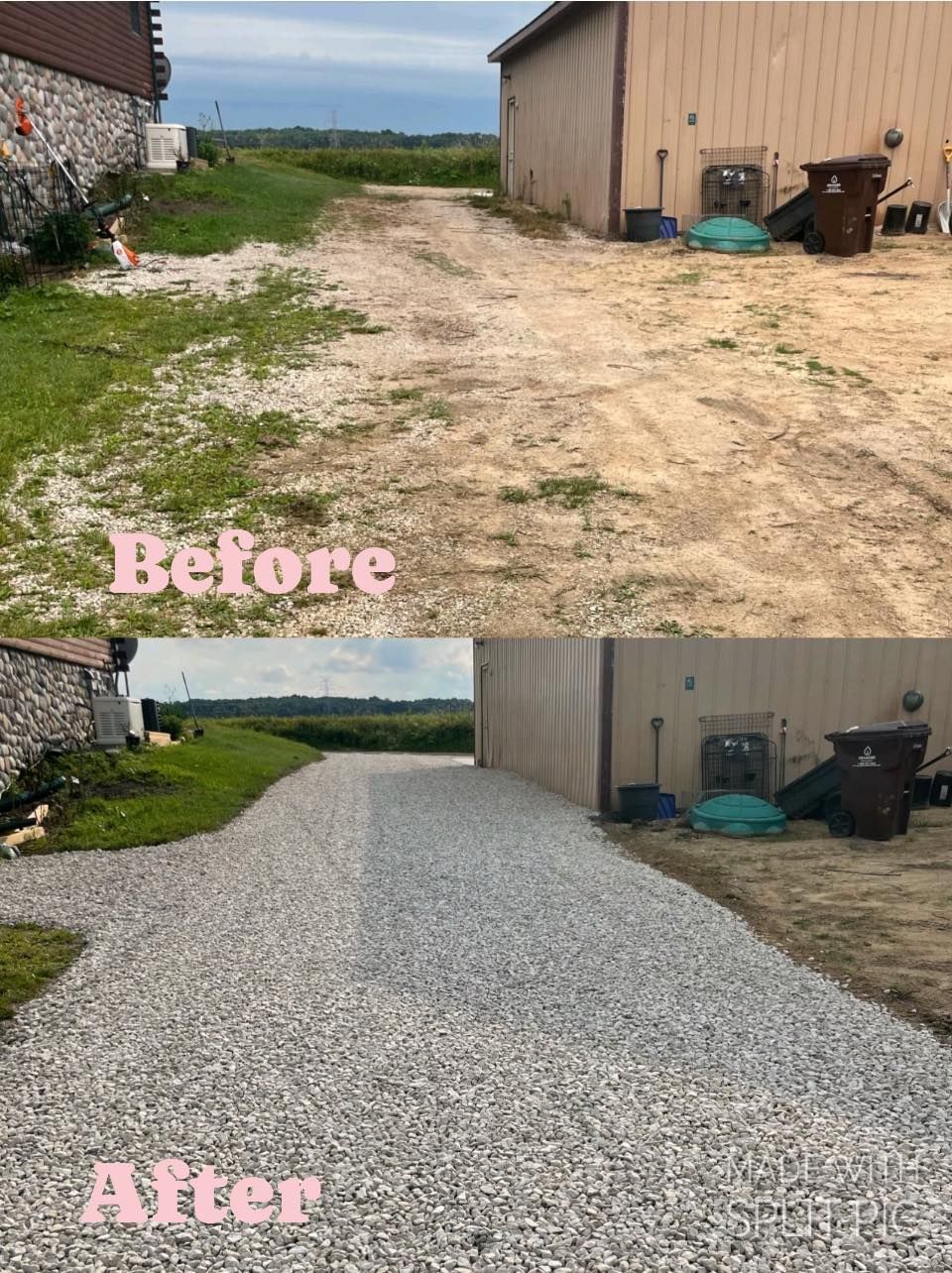 Gravel driveway project by Family Grade & Gravel — Mason, MI