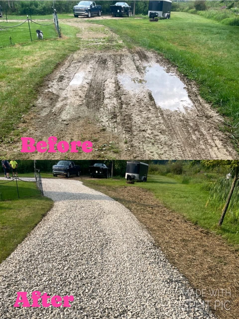 Gravel driveway project by Family Grade & Gravel — Mason, MI
