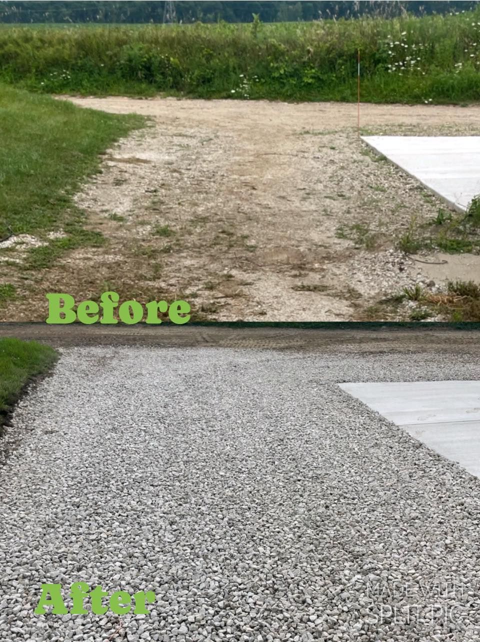 Gravel driveway project by Family Grade & Gravel — Mason, MI