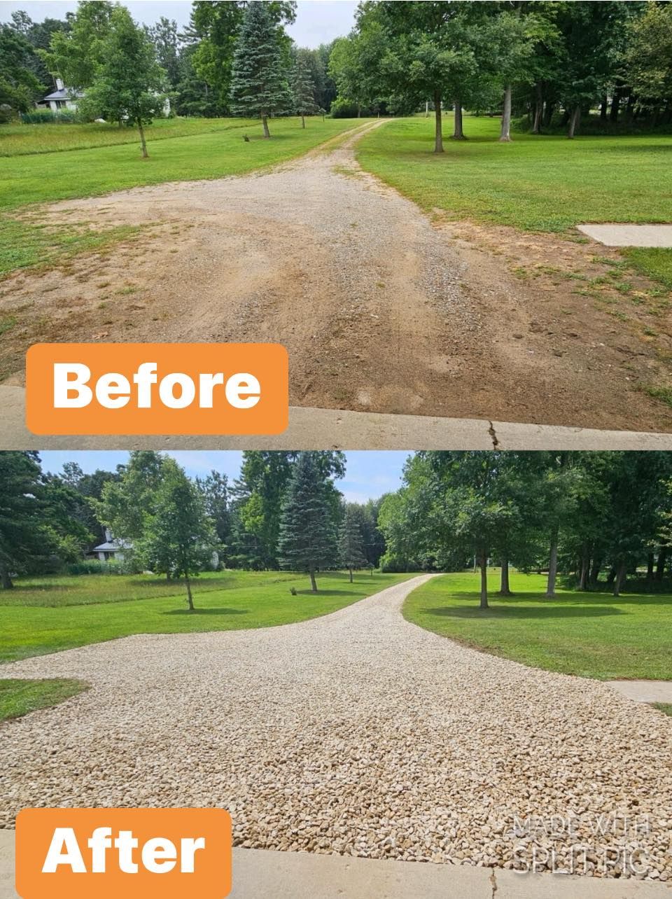 Gravel driveway project by Family Grade & Gravel — Mason, MI